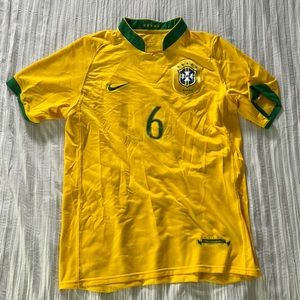 Nike Brazil 2010 World Cup Men’s National Soccer Team Jersey_Roberto Carlos 6_L